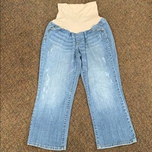 American Star Maternity Denim Capris